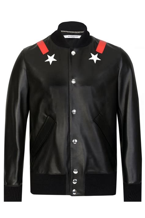 givenchy leather trench coat|givenchy leather bomber jacket.